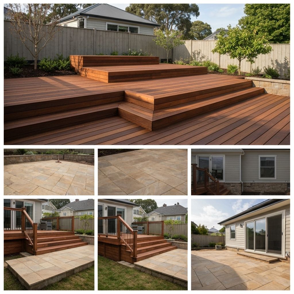 Outdoor deck construction